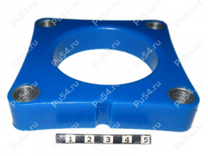 Front shock absorber strut spacer, 20 mm, Product Code 4-12-0242, Polyurethane, Полипропилен со втулками синий, Image №1