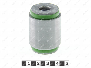 Upper lateral arm silent block, rear suspension (body), Product Code 3-06-8911, Polyurethane, PU54/M80/green, Image №1