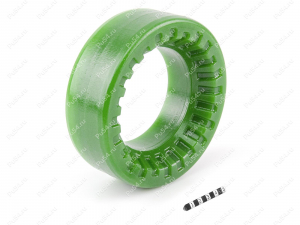 Spring spacer, rear suspension (lift +30 mm), Product Code 40-12-0013, Polyurethane, PU54/M80/зеленый, Image №1