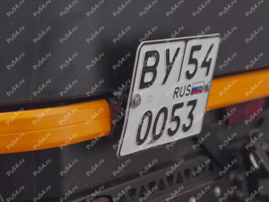 Snowmobile luggage license plate attachment kit, Product Code 50-20-059, Polyurethane, черный, Image №3