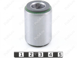 Panhard rod silent block, front suspension (pressed-in), Product Code 10-06-0111, Polyurethane, PU54/M80/green, Image №1