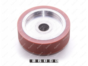 Ролик D98 x d82 x H30 (восстановление), Product Code 333-01-1215, Polyurethane, PU54Q/E72коричневый, Image №2