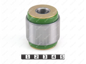Upper control arm silent block, rear suspension, pressed-in, Product Code 16-06-1521, Polyurethane, PU54/M80/зеленый, Image №1