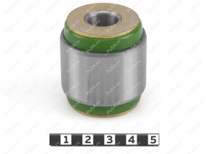 Low control arm silent block, rear suspension, pressed-in, Product Code 16-06-1531, Polyurethane, PU54/M80/зеленый, Image №1