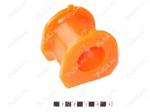 Stabilizer bushing, front suspension., Product Code 3-01-325, Polyurethane, PU54i/K72/темно-оранжевый, Image №1