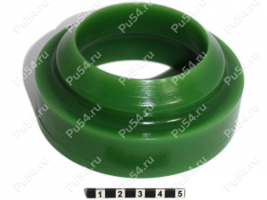 Rear shock absorber strut spacer (top), 20 mm, Product Code 1-12-1732, Polyurethane, PW54/K80/светло-зеленый, Image №1