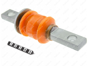 Control arm front silent block, front suspension, Product Code 7-06-676, Polyurethane, PU54/M71/orange, Image №2