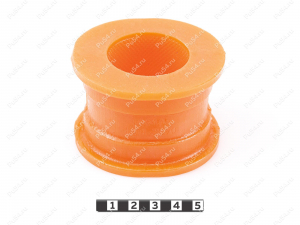 Stabilizer bushing, front suspension, ID=41 mm, Product Code 1-01-3890, Polyurethane, PU54/M72/оранжевый, Image №1