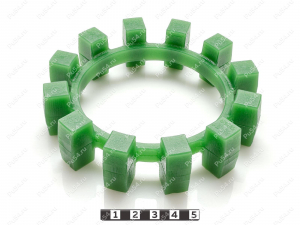 POLY-NORM 65 вставка муфты KTR, эластичная, Product Code 33-99-9063, Polyurethane, PU54i/K80/темно-зеленый, Image №2