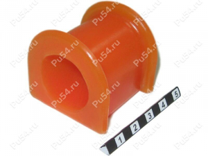 Bushing, front stabilizer bar., Product Code 1-01-011, Polyurethane, PU54i/K72/темно-оранжевый, Image №1