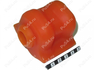 Stabilizer bar left bushing, front suspension, ID = 23 mm, Product Code 1-01-027, Polyurethane, Image №1