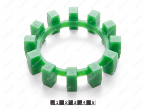 POLY-NORM 60 вставка муфты KTR, эластичная, Product Code 33-01-1329, Polyurethane, PU54/M80/зеленый, Image №3