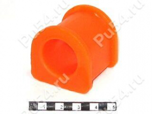 Stabilizer bushing, front suspension., Product Code 3-01-568, Polyurethane, PU54i/K72/темно-оранжевый, Image №1