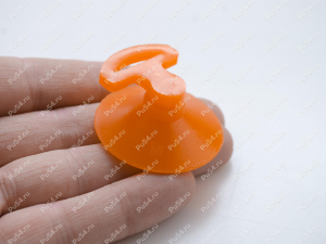 Sucker, 40 mm diameter, Product Code 75-01-011, Polyurethane, PU54i/K72/черный, Image №3