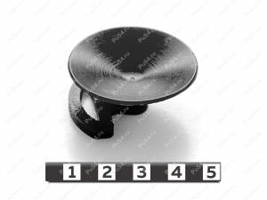 Sucker, 40 mm diameter, Product Code 75-01-011, Polyurethane, PU54i/K72/черный, Image №5