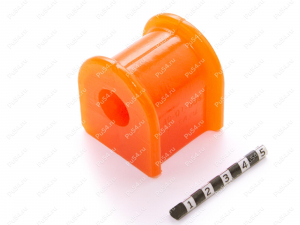 Втулка стабилизатора задней подвески,  ID =17,5мм, Product Code 40-01-006, Polyurethane, PU54/M72/оранжевый, Image №1