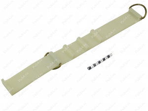 Fixing strap with metal hooks., Product Code 33-17-0052, Polyurethane, black, Image №6