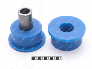 Сайлентблок, Product Code 55-20-001, Polyurethane, PU54/M87/синий, Image №2