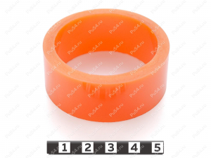 Бандаж колеса D 59.2 x d 48.2 x H 23.3 мм, Product Code 33-01-1434, Polyurethane, PU54/M72/оранжевый, Image №1