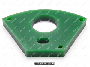 Уплотняющая плита торкрет-установки (восстановление), Product Code 333-01-1201, Polyurethane, PU54/M80/зеленый, Image №1