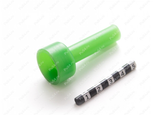 Втулка изоляционная под болт М8 D25 x d 9 x H 60, Product Code 33-01-1629, Polyurethane, PU54/M80/зеленый, Image №2