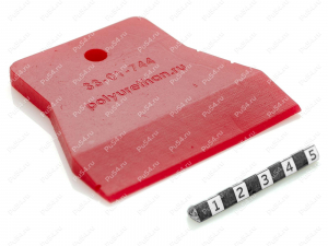 Paint scraper, Product Code 33-01-744, Polyurethane, PU54/M71/orange, Image №2