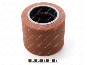 Колесо D78 x d 58 x H68 (восстановление), Product Code 333-01-1177, Polyurethane, PU54Q/E92/коричневый, Image №1