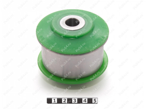 Lateral rod silent block, front suspension (sectional)  OD=65.3 mm, Product Code 1-16-1749, Polyurethane, PU54/M80/зеленый, Image №2