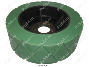 Wheel D 460 x d 320 x H 150 (restoration), Product Code 333-01-015, Polyurethane, PU54/K80/dark green, Image №1