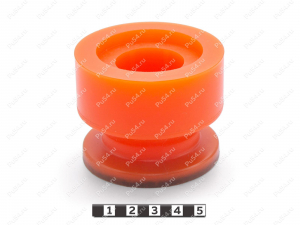 Подушка кузова 2 ряд нижняя (усиленная), Product Code 1-12-748, Polyurethane, PU54/M72/оранжевый, Image №2