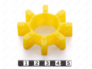 Вставка упругой муфты D55 x d26 x H14.8, Product Code 33-01-1751, Polyurethane, PU54/M95/желтый, Image №1