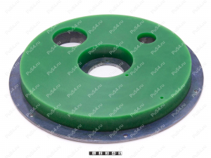 Плита торкрет-установки V2 D300×H26 (восстановление), Product Code 333-01-1157, Polyurethane, PU54/M80/зеленый, Image №1
