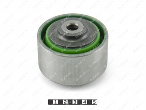 Lower trailing arm silent block, rear suspension (big, pressed-in), Product Code 7-06-4521, Polyurethane, PU54/M80/зеленый, Image №1