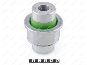 Hub lower silent block, rear suspension, Product Code 1-06-5411, Polyurethane, PU54/M80/зеленый, Image №1