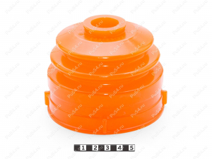 Пыльник ШРУСа внешнего, Product Code 11-05-003, Polyurethane, PU54/M72/оранжевый, Image №1