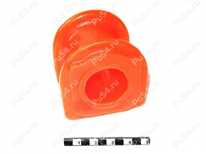 Stabilizer bushing, front suspension., Product Code 1-01-1307, Polyurethane, PU54i/K72/темно-оранжевый, Image №1