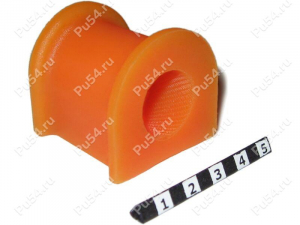 Stabilizer bushing, front and rear suspension., Product Code 1-01-137, Polyurethane, Image №1