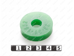 Шайба D35 x d 11 x H 8, Product Code 33-01-1652, Polyurethane, PU54/M80/зеленый, Image №1