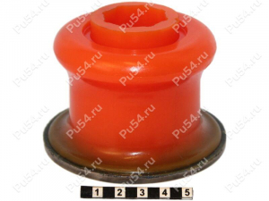 Body mount, 3 row, upper, Product Code 1-12-724, Polyurethane, PU54/M71/orange, Image №1