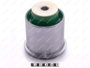 Сайлентблок задней балки запрессованный, Product Code 24-06-0801, Polyurethane, PU54/M80/зеленый, Image №1