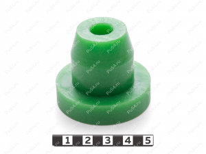 Демпфер D 52 х d 12,5 х H 45, Product Code 33-01-1953, Polyurethane, PU54/M80/зеленый, Image №1