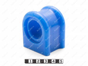 Втулка стабилизатора передней подвески,  ID =29,5мм, Product Code 11-01-165, Polyurethane, PU54/M87/синий, Image №1