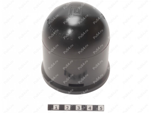 Заглушка фаркопа «шарик», D=50mm без фиксатора, Product Code 0-00-963, Polyurethane, PU54/M71/black, Image №1