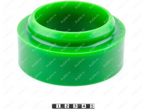 Spring spacer, rear suspension (lift +40 mm), Product Code 1-12-1804, Polyurethane, PU54/M80/green, Image №1