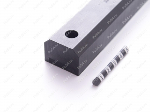 Накладка верхнего прижима 25 х 33 х 160, Product Code 33-01-1688, Polyurethane, PU54/M80/черный, Image №2