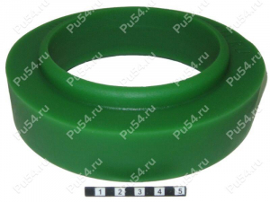 Spring spacer, front suspension, (lift +35)., Product Code 1-12-8035, Polyurethane, PW54/K80/светло-зеленый, Image №1