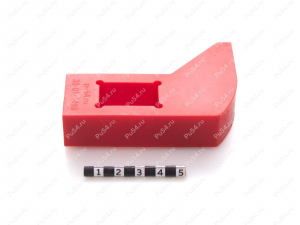 Пластина транспортировочная 20х65х90 мм, Product Code 33-01-1498, Polyurethane, PU54/M92/красный, Image №2