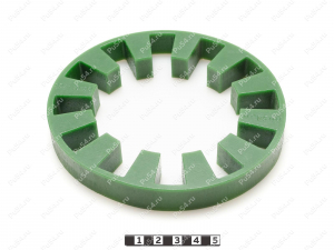 Elastic insert D 140 x d 86 x 18, Product Code 33-01-735, Polyurethane, PU54/K80/dark green, Image №1