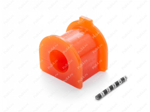 Втулка стабилизатора передней подвески,  ID =28мм, Product Code 40-01-016, Polyurethane, PU54/M72/оранжевый, Image №1