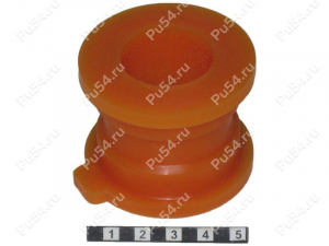Stabilizer bushing, rear suspension., Product Code 1-01-1844, Polyurethane, PU54i/K72/темно-оранжевый, Image №1